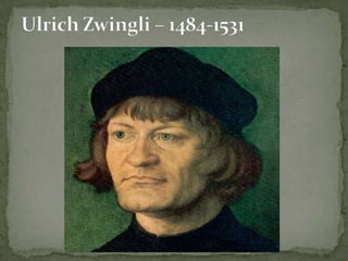  Zwingli threw his students under the bus
   Gave “unofficial” approval for execution
   Condemned their views as heret...