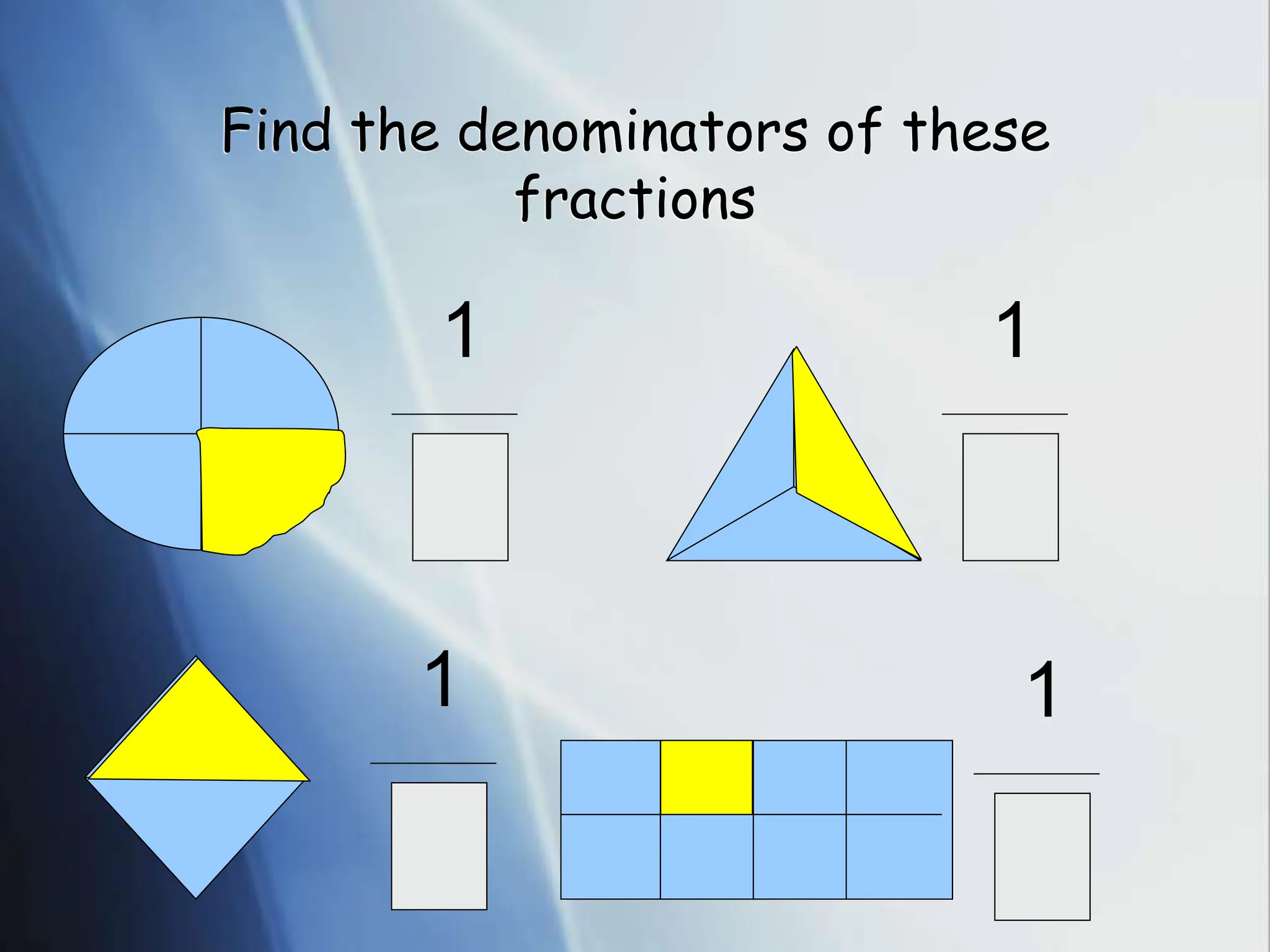 denominators_and_numerators_tuesday.ppt fraction | PPT