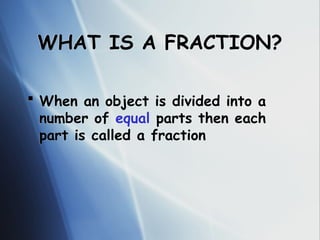 Infraction Math Understanding Fractions: Numerator, Denominator, and Visual ...