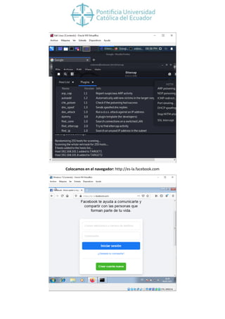 Practica Phishing Kali Linux y Windows 7