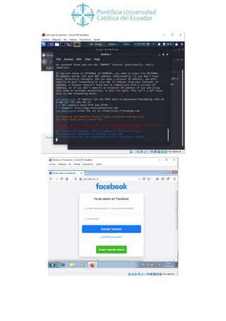 Practica Phishing Kali Linux y Windows 7