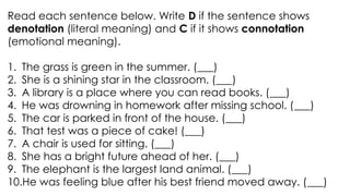 denotation and connotation grade 4 .pptx