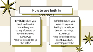 Literally Example Understanding Denotation and Connotation: Exploring Literal and Implied ...
