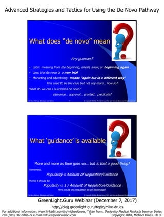 Advanced Strategies and Tactics for Using the De Novo Pathway | PDF