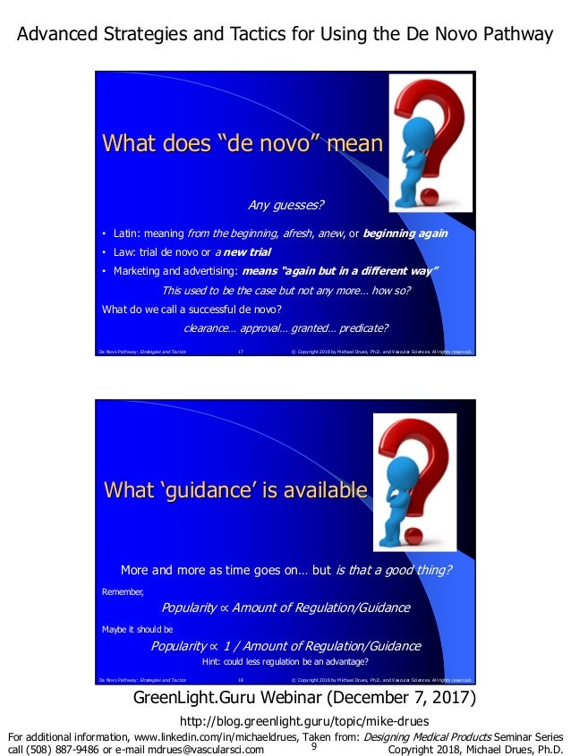 Advanced Strategies And Tactics For Using The De Novo Pathway