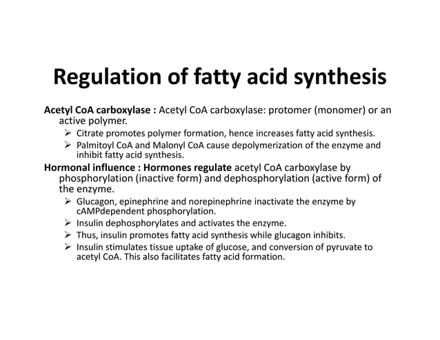 De Novo Synthesis of fatty acids | Biosynthesis Of Fatty Acids | | PDF