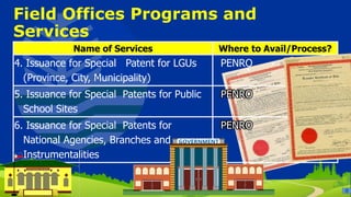 DENR Programs and Services of PENRO Surigao del Sur (November 2019) | PDF