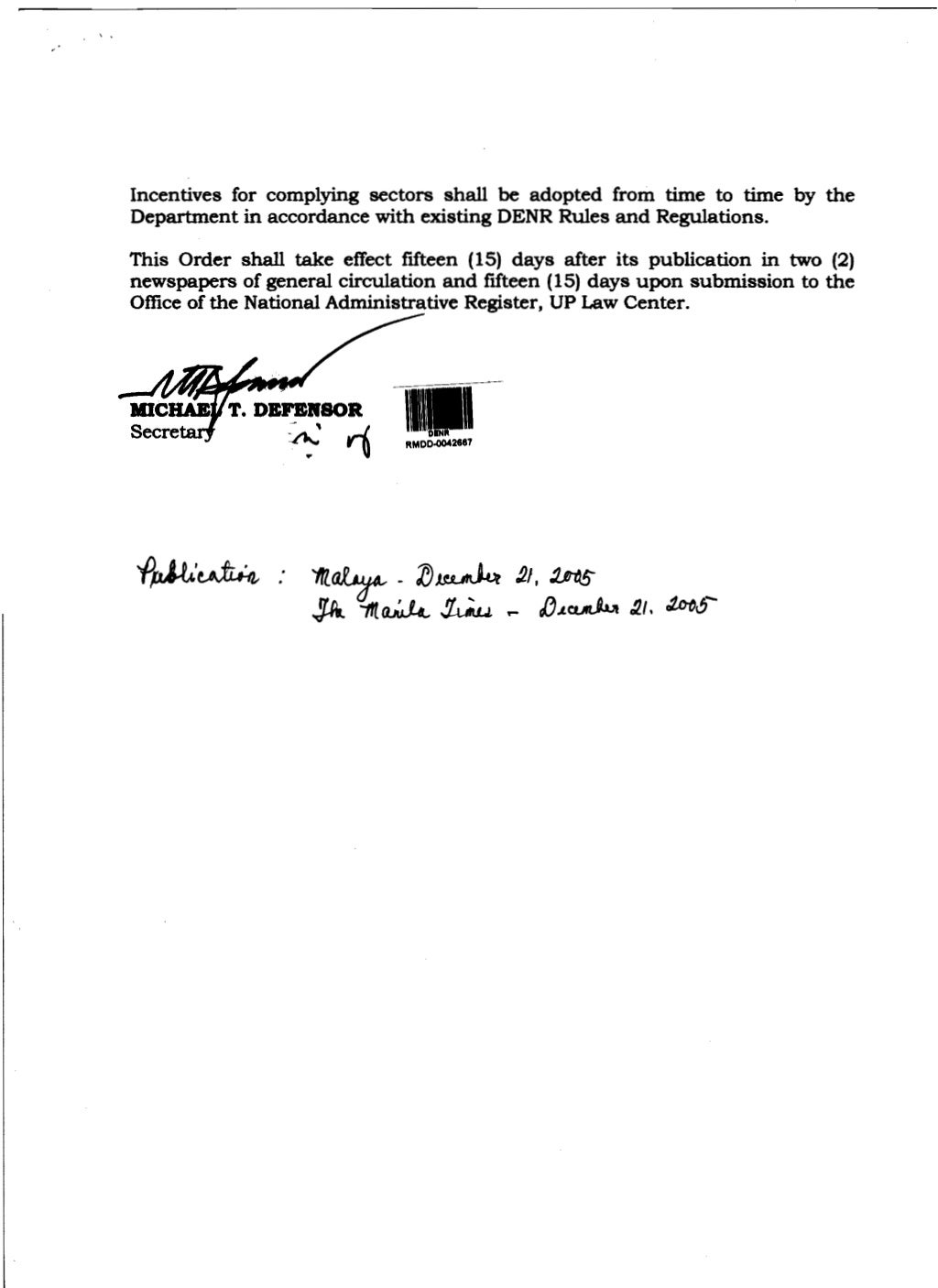 Denr regulated chemicals pcl