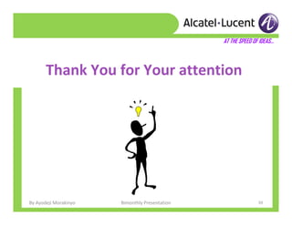 By Ayodeji Morakinyo Bimonthly Presentation 39
Thank You for Your attention
AT THE SPEED OF IDEAS…
 