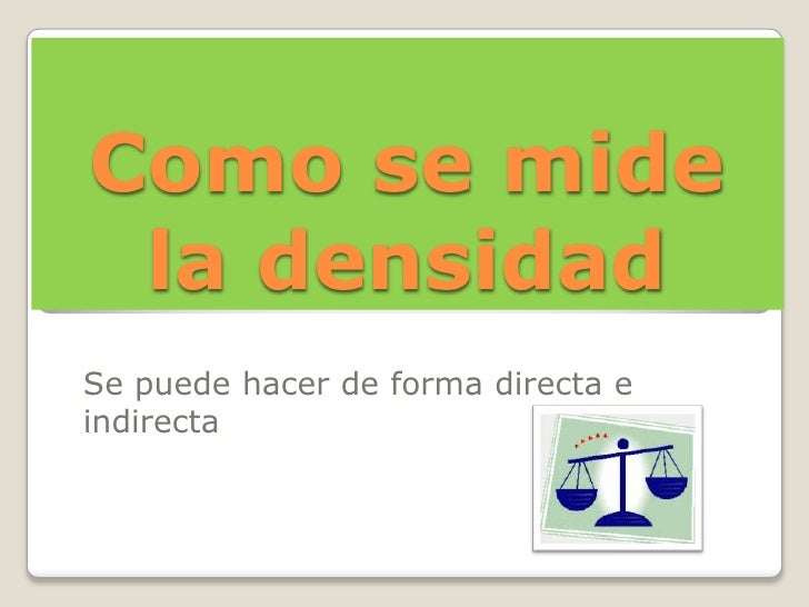 Densidad