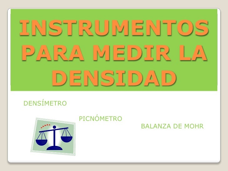 Densidad