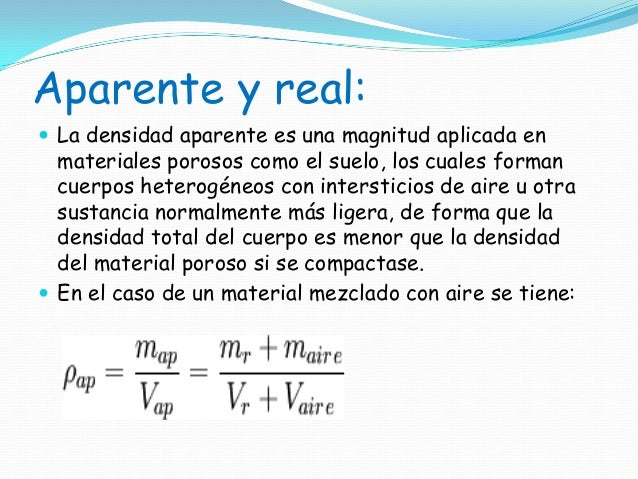 Densidad