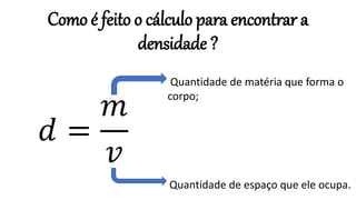 Aula de química, Assunto: sobre densidade. | PPTX