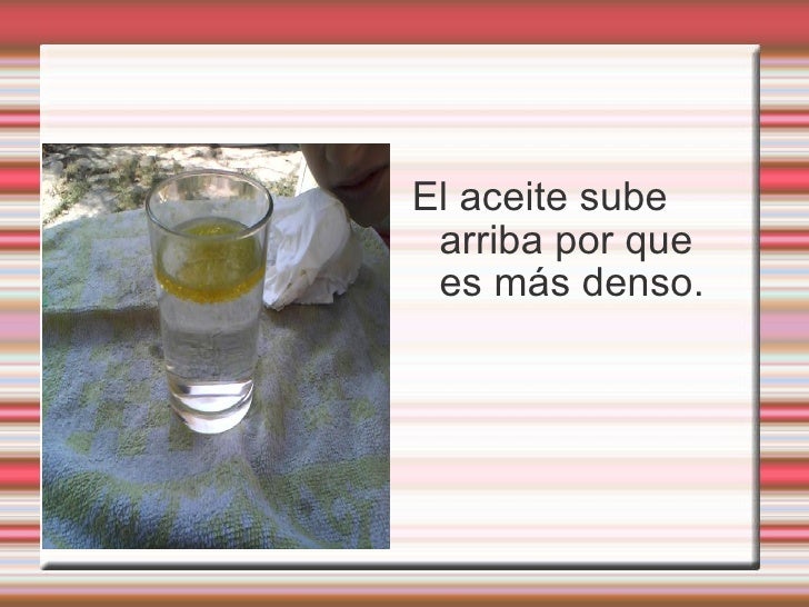 La densidad La densidad