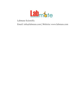 Labmate Cmxt User Guide.pdf _Densitometer | PDF