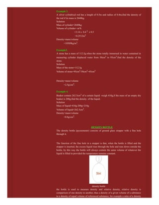 Density Introduction.pdf Density 1 | PDF