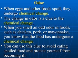 Density Common Chemical Changes Q And A | PPT