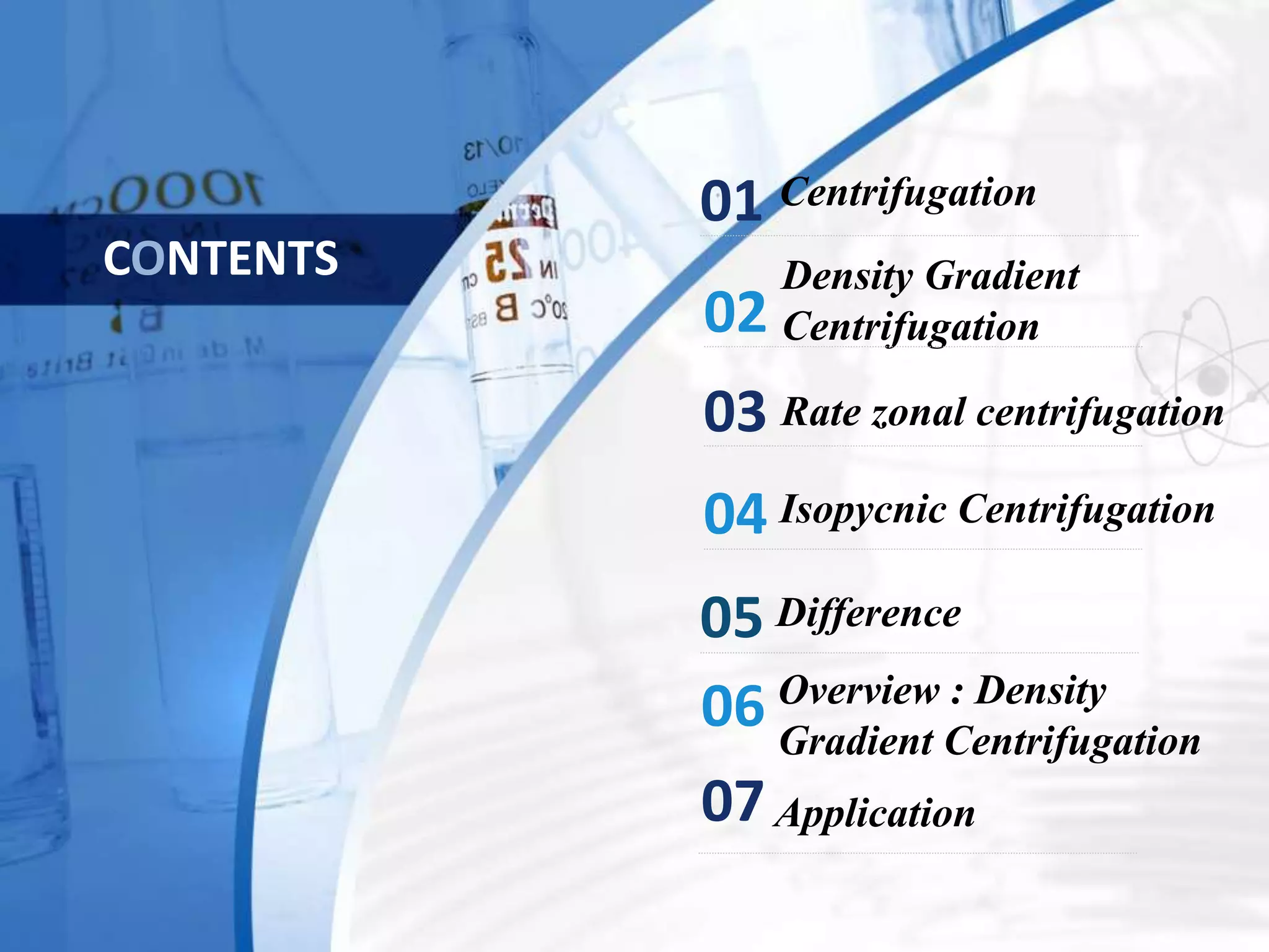 Density gradient centrifugation | PPTX