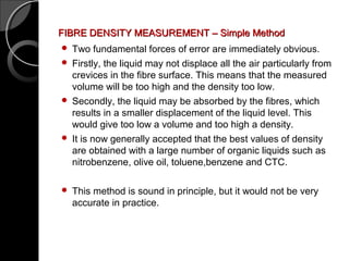 Density gradient measurement ii vps | PPT