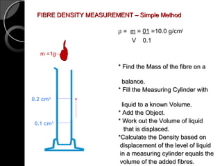 Density gradient measurement ii vps | PPT