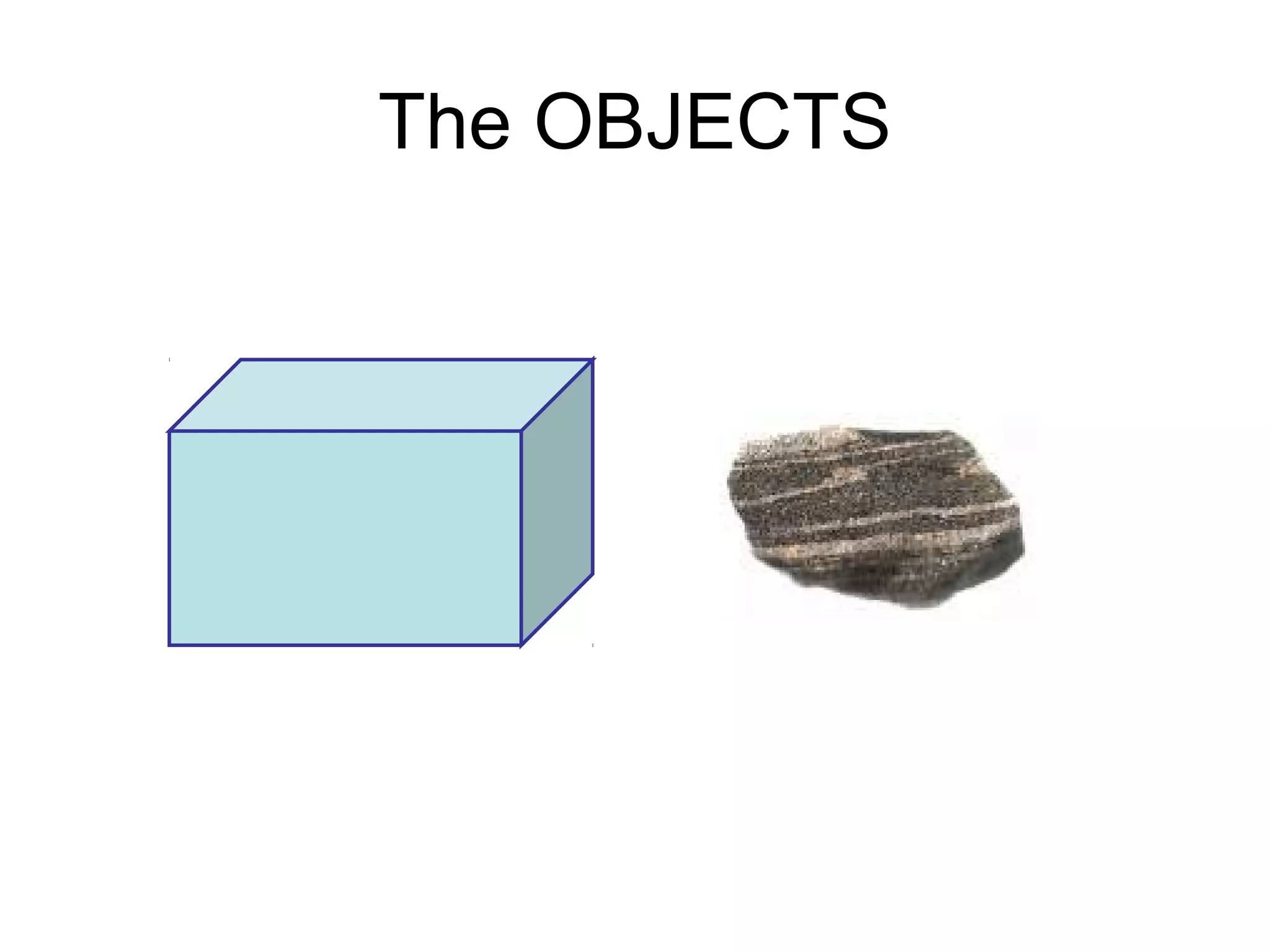 The OBJECTS
 