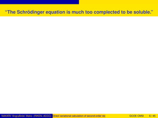 Direct variational calculation of second-order reduced density matrix ...