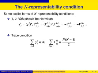 Direct variational calculation of second-order reduced density matrix ...
