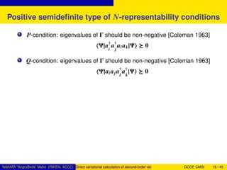 Direct variational calculation of second-order reduced density matrix ...