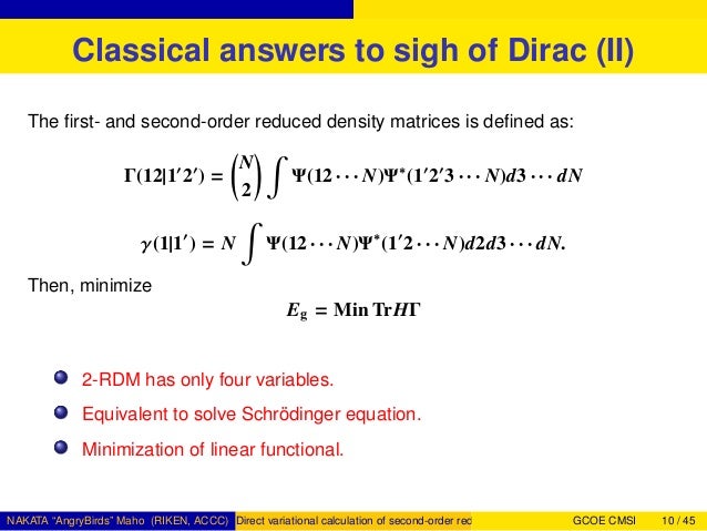 Density Matrix