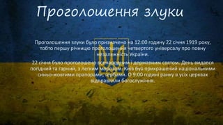 незалежність україни було проголошено