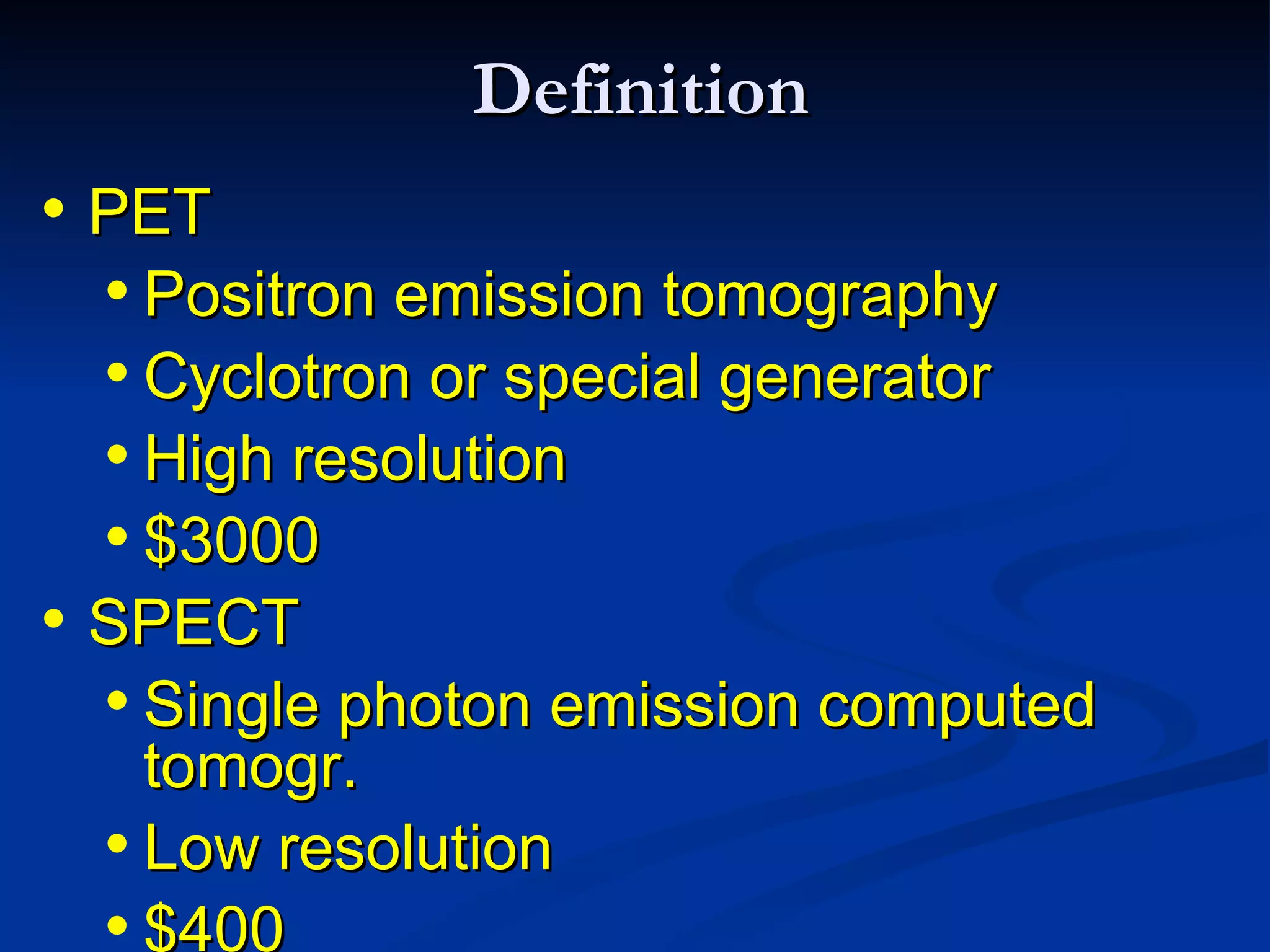 PET and SPECT Scanning: Functional Brain Imaging | PPT