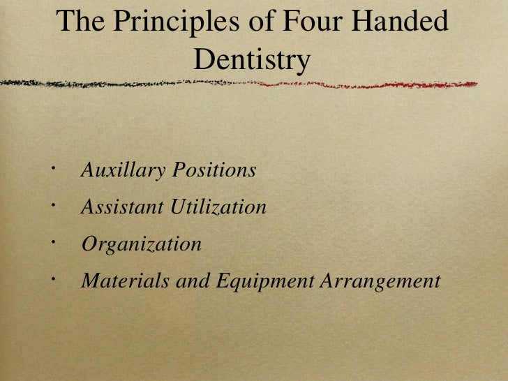 dental assisting