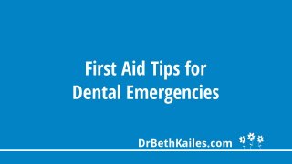 First Aid Tips for Pediatric Dental Emergencies
