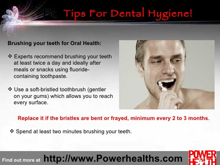 Dental hygiene to reduce heart disease