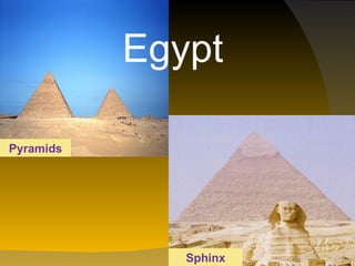 Egypt   Sphinx Pyramids 