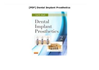 [PDF] Dental Implant Prosthetics
Download Here https://nn.readpdfonline.xyz/?book=0323078451 Download Online PDF Dental Implant Prosthetics, Read PDF Dental Implant Prosthetics, Download Full PDF Dental Implant Prosthetics, Read PDF and EPUB Dental Implant Prosthetics, Read PDF ePub Mobi Dental Implant Prosthetics, Downloading PDF Dental Implant Prosthetics, Read Book PDF Dental Implant Prosthetics, Read online Dental Implant Prosthetics, Read Dental Implant Prosthetics Carl E. Misch pdf, Download Carl E. Misch epub Dental Implant Prosthetics, Read pdf Carl E. Misch Dental Implant Prosthetics, Download Carl E. Misch ebook Dental Implant Prosthetics, Read pdf Dental Implant Prosthetics, Dental Implant Prosthetics Online Download Best Book Online Dental Implant Prosthetics, Download Online Dental Implant Prosthetics Book, Download Online Dental Implant Prosthetics E-Books, Download Dental Implant Prosthetics Online, Download Best Book Dental Implant Prosthetics Online, Read Dental Implant Prosthetics Books Online Download Dental Implant Prosthetics Full Collection, Read Dental Implant Prosthetics Book, Read Dental Implant Prosthetics Ebook Dental Implant Prosthetics PDF Download online, Dental Implant Prosthetics pdf Read online, Dental Implant Prosthetics Download, Read Dental Implant Prosthetics Full PDF, Read Dental Implant Prosthetics PDF Online, Read Dental Implant Prosthetics Books Online, Read Dental Implant Prosthetics Full Popular PDF, PDF Dental Implant Prosthetics Read Book PDF Dental Implant Prosthetics, Download online PDF Dental Implant Prosthetics, Download Best Book Dental Implant Prosthetics, Download PDF Dental Implant Prosthetics Collection, Download PDF Dental Implant Prosthetics Full Online, Download Best Book Online Dental Implant Prosthetics, Read Dental Implant Prosthetics PDF files
 