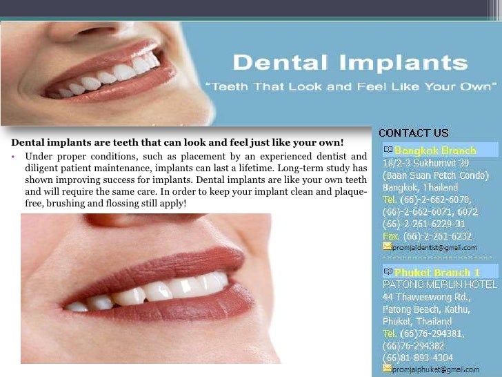 Dental Implants Thailand