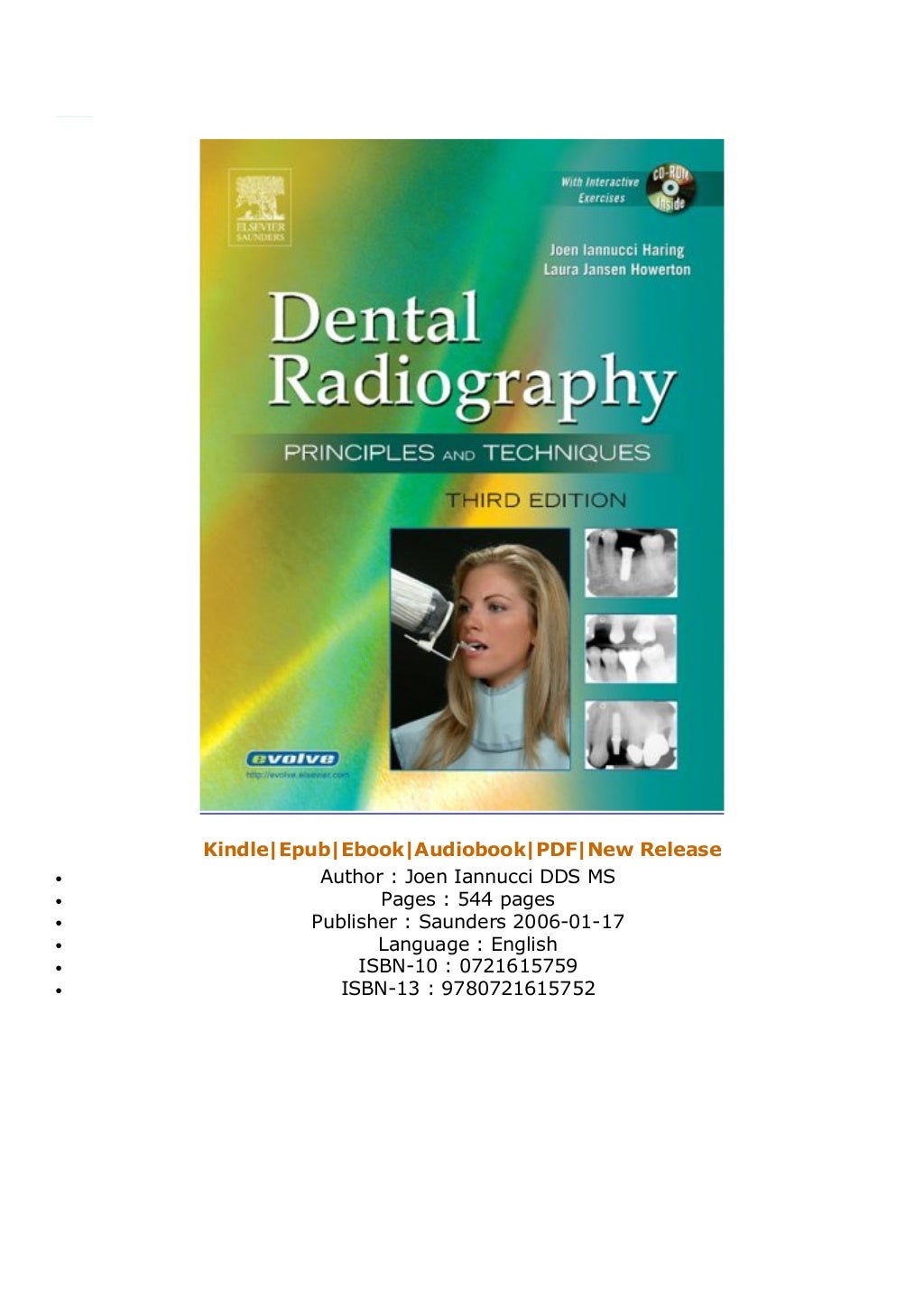 P.D.F Dental Radiography Principles and Techniques Review