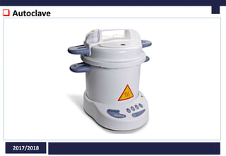 2017/2018
 Autoclave
 
