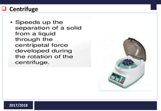 
2017/2018
Centrifuge
 