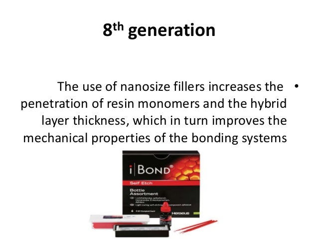Dental adhesive systems 8 generation