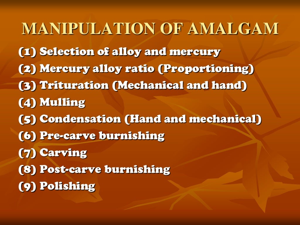 Dental amalgam