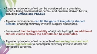 Dental and orofacial mesenchymal stem cells in craniofacial | PPTX