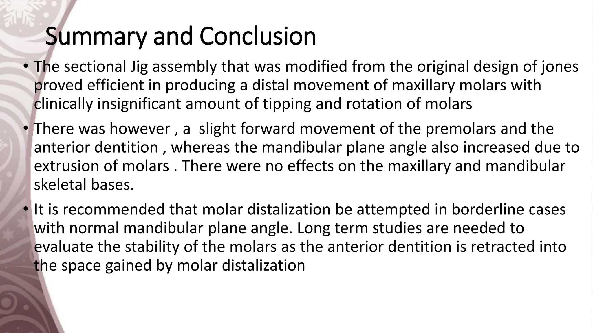 Dental and Skeletal changes after intraoral molar distalization with ...