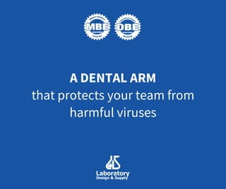 A DENTAL ARM
that protects your team from
harmful viruses
 