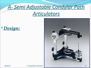 Condylar Rods Dental articulators | PPT