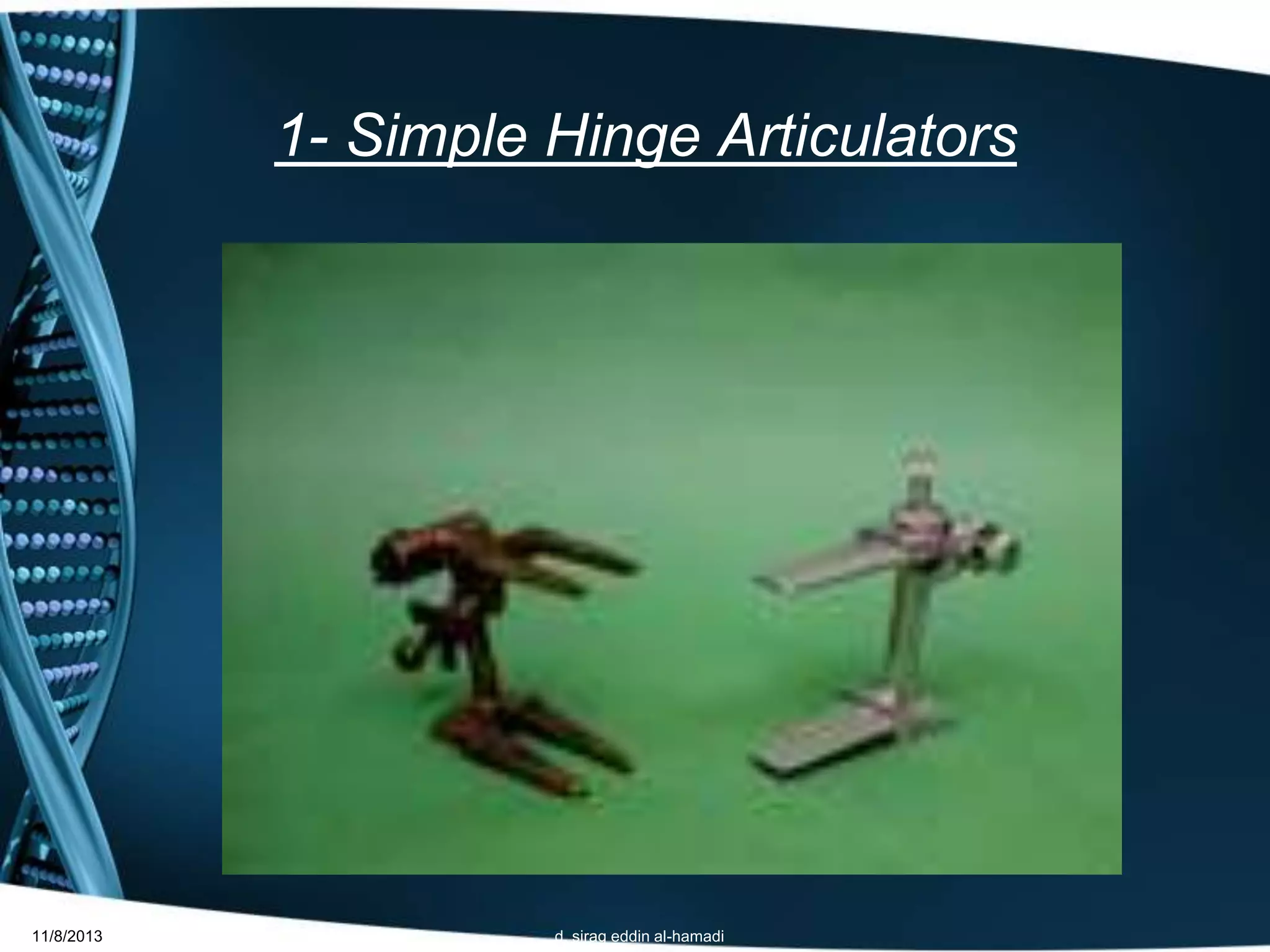 Dental articulators PPT