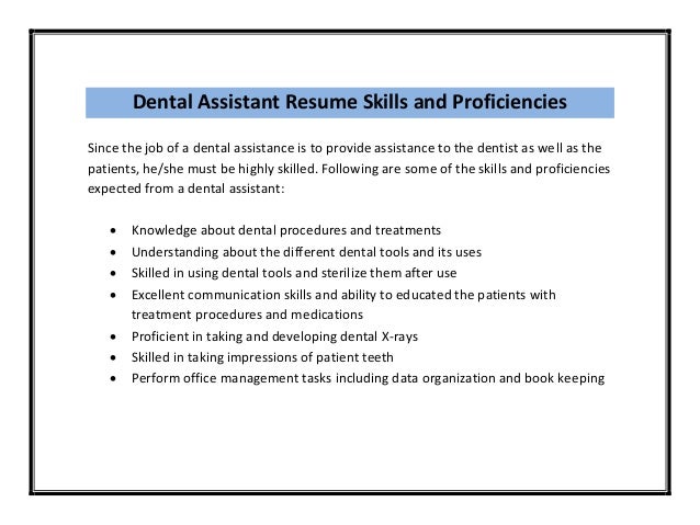 dental assistant resume sample pdf 4 638