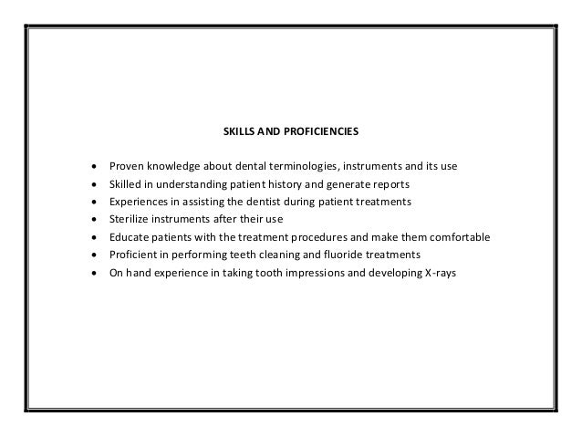 dental assistant skills for resume barca fontanacountryinn com dental assisting resumes