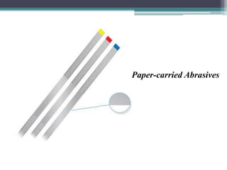Paper-carried Abrasives
 